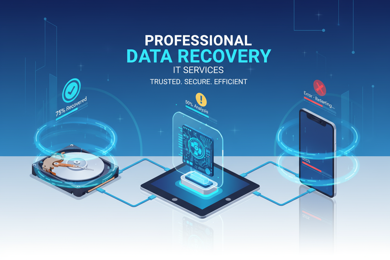 Récupération approfondie sur disque dur, smartphone ou tablette

vérification de l’état du support