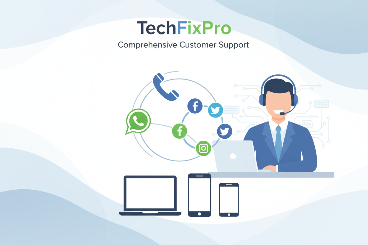 Service professionnel fourni par TechFixPro. Assistance complète via WhatsApp, téléphone ou réseaux sociaux pour : conseil pour achat d’équipement électronique.